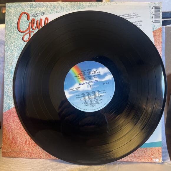 Best Of Gene Kelly LP MGM 1987 MCA Records ‎ MCA-25166 Ultrasonic Clean VG+ - Picture 6 of 6